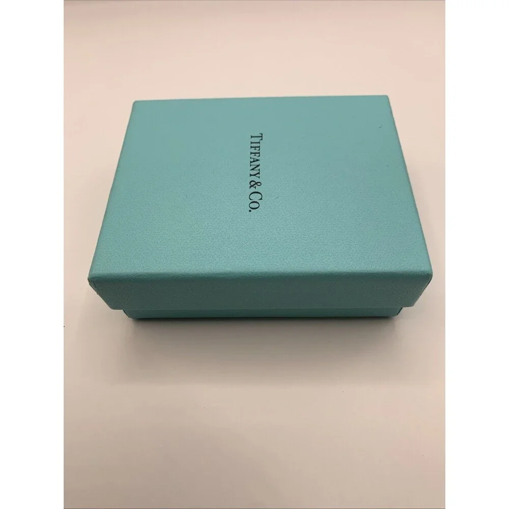 Tiffany & Co Jewelry Gift Box Teal Blue 3.75